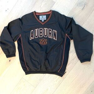 Colosseum Dark Blue and Orange Auburn Pullover w/Embroidered lettering